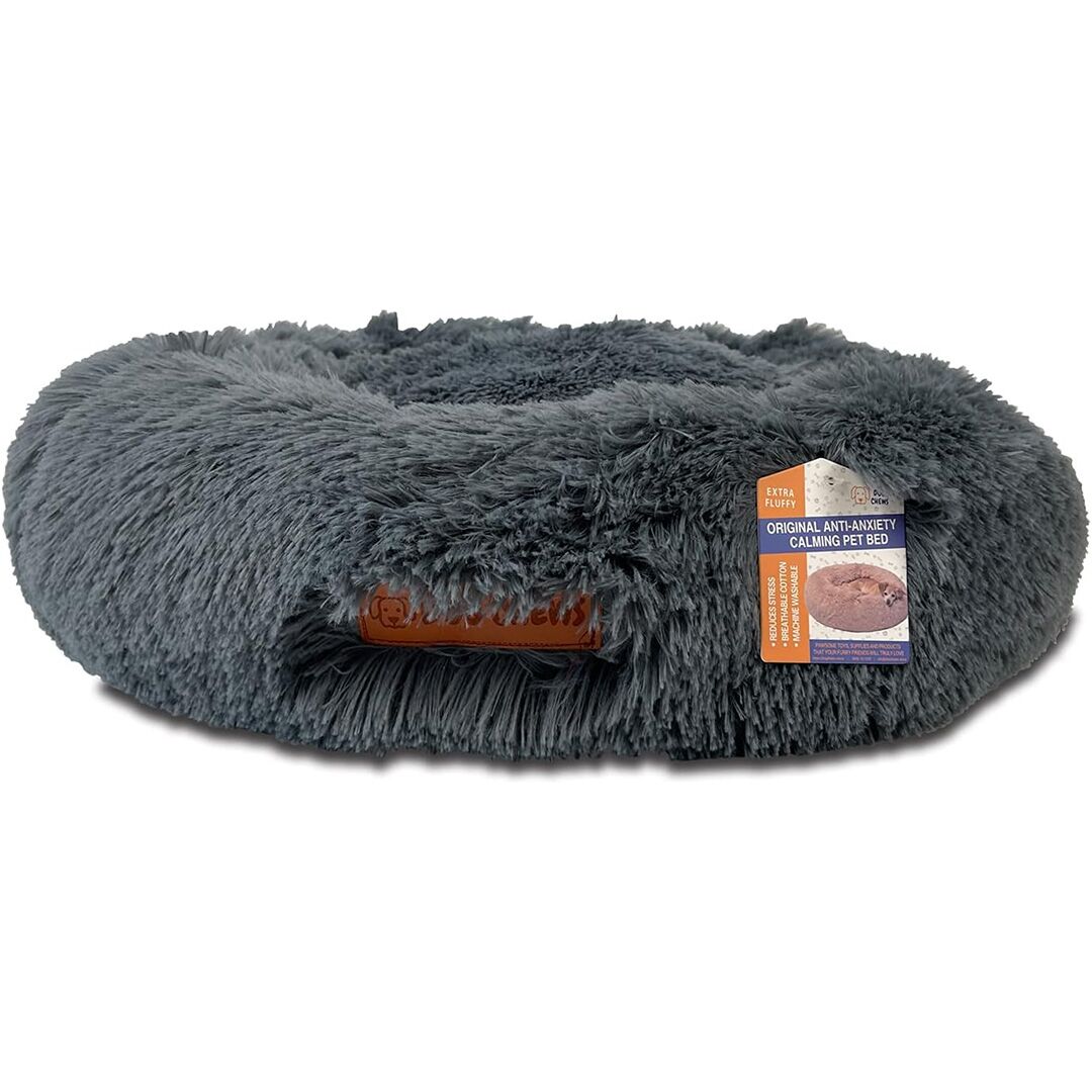 luxury calming dog bed