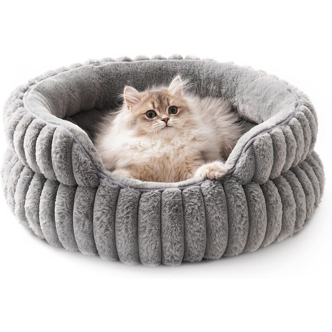 donut cat bed