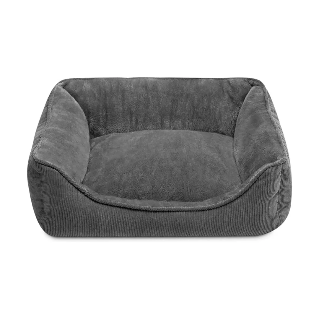 eco friendly dog bed dark grey